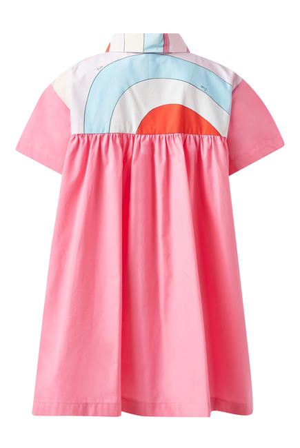 Kids Iride-Print Cotton Dress